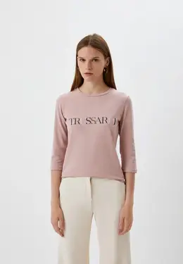 Trussardi: Розовый свитшот 