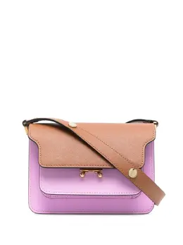 Marni: Коричневая сумка  Trunk