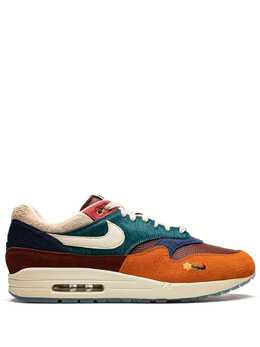 Nike: Оранжевые кроссовки  Air Max 1