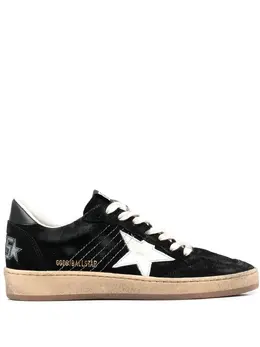 Golden Goose: Чёрные кроссовки  Ball Star