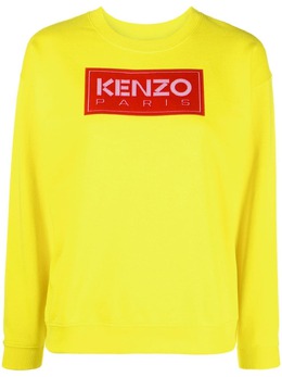 Kenzo: Жёлтый свитшот 