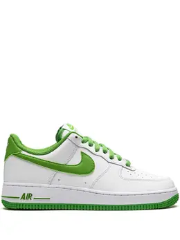 Nike: Зелёные кроссовки  Air Force 1