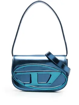 Diesel: Серебристая сумка 