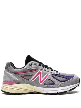 New Balance: Фиолетовые кроссовки 