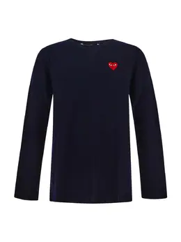 Comme Des Garçons Play: Трикотажный свитер Heart