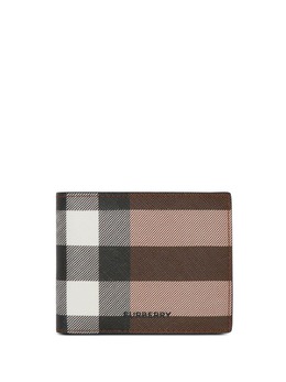 Burberry: Коричневый кошелёк