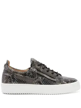 Giuseppe Zanotti: Чёрные кроссовки  Gail