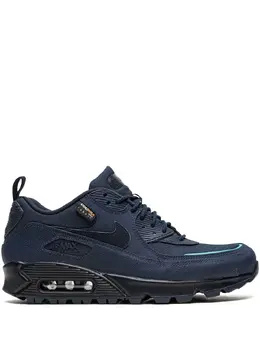 Nike: Голубые кроссовки  Air Max 90