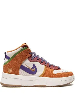Nike: Оранжевые кроссовки  Dunk High