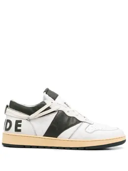 Rhude: Белые кроссовки 