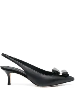 Salvatore Ferragamo: Чёрные туфли  Vara Bow