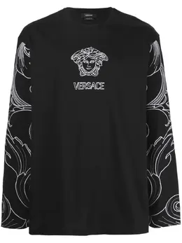 Versace: Футболка  Medusa с принтом