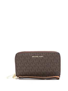 Michael Michael Kors: Кошелёк  Jet Set с принтом
