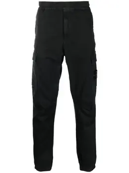 Stone Island: Чёрные брюки  Compass