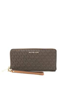 Michael Michael Kors: Тёмный кошелёк  Jet Set