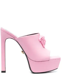 Versace: Розовые сабо  La Medusa