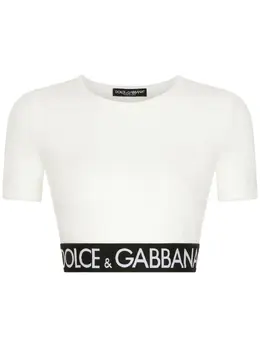 Dolce & Gabbana: Белая футболка T