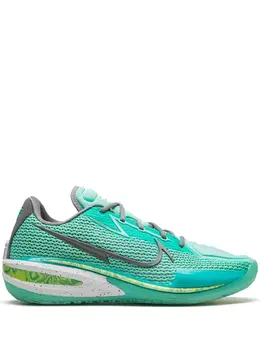 Nike: Зелёные кроссовки  Air Zoom