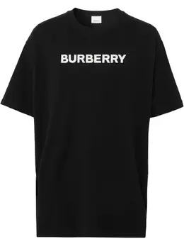 Burberry: Футболка с принтом 