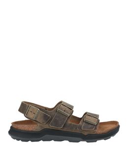 BIRKENSTOCK: Зелёные сандалии 