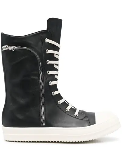 Rick owens sale hi top sneakers