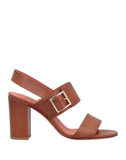SANTONI: Коричневые сандалии 