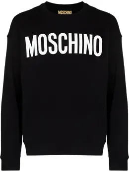 Moschino: Свитшот с принтом 