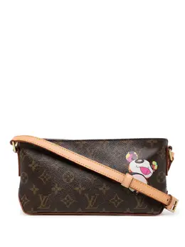 Louis Vuitton: Коричневая сумка через плечо 