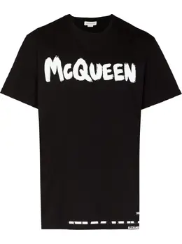 Alexander McQueen: Футболка с принтом 