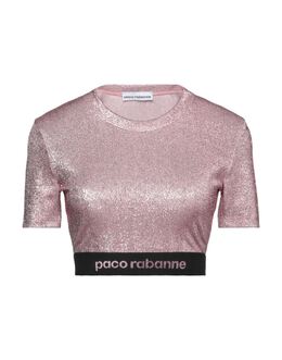 PACO RABANNE: Футболка с воротником 