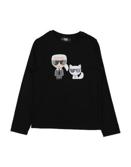 KARL LAGERFELD: Футболка с принтом 