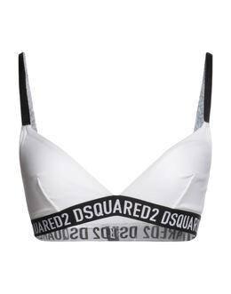 DSQUARED2: Белый бюстгальтер 