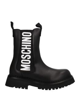 MOSCHINO: Чёрные ботинки 