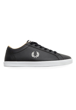 FRED PERRY: Чёрные кеды 