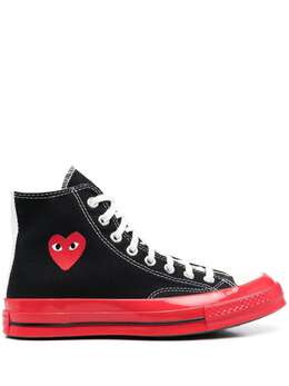 Comme Des Garcons Play: Чёрные кроссовки Heart