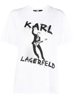 Karl Lagerfeld: Футболка Karl оверсайз