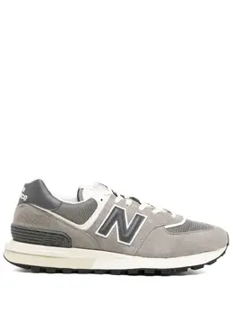New Balance: Тёмные кроссовки  574