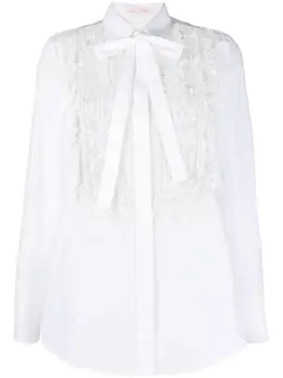 Valentino: Кружевная рубашка 