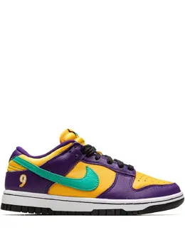 Nike: Фиолетовые кроссовки  Dunk Low