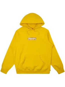 Supreme: Жёлтая толстовка Box Logo