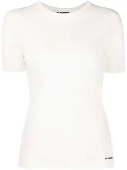 Jil Sander: Белая футболка 
