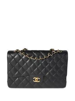 Chanel Pre-Owned: Чёрная сумка 