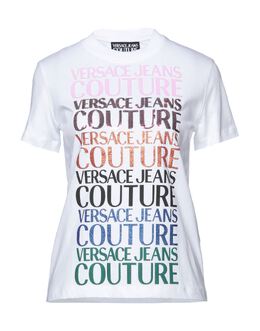 VERSACE JEANS COUTURE: Футболка с блёстками 