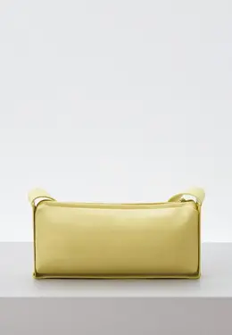 Trussardi: Жёлтая сумка 