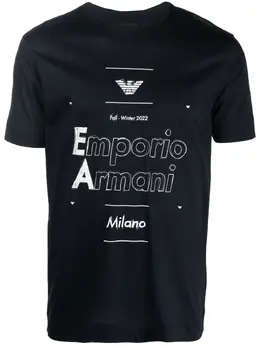 Emporio Armani: Футболка с принтом