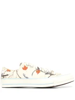 Converse: Бежевые кроссовки 