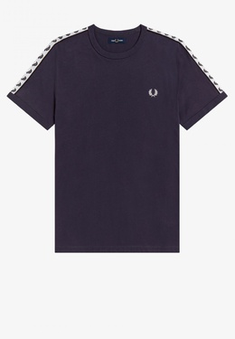 FRED PERRY: Синяя футболка 