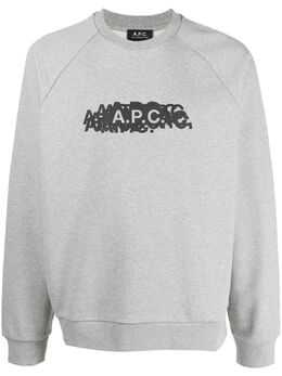 A.P.C.: Свитшот с принтом 