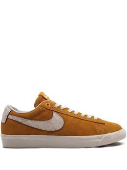 Nike: Оранжевые кроссовки Blazer Low