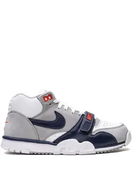 Nike: Голубые кроссовки  Air
